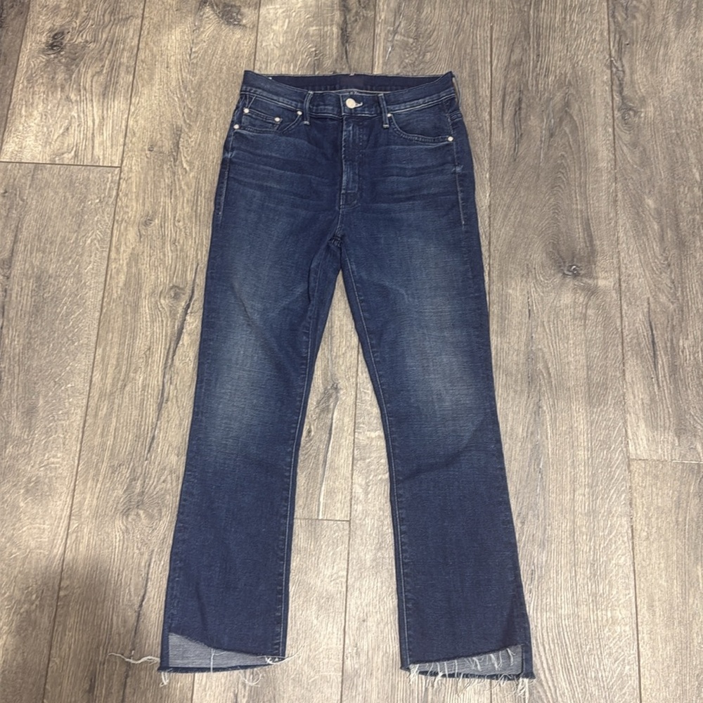 • Mother Denim • Women’s Insider Crop Step Fray 
The Royal Treatment Dark Blue - Picture 3 of 6